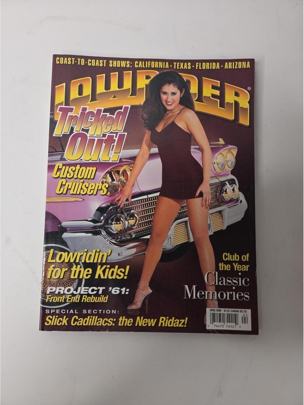 VINTAGE LATINO ART CULTURE CRUISIN LOWRIDER MAGAZINE APRIL 2000